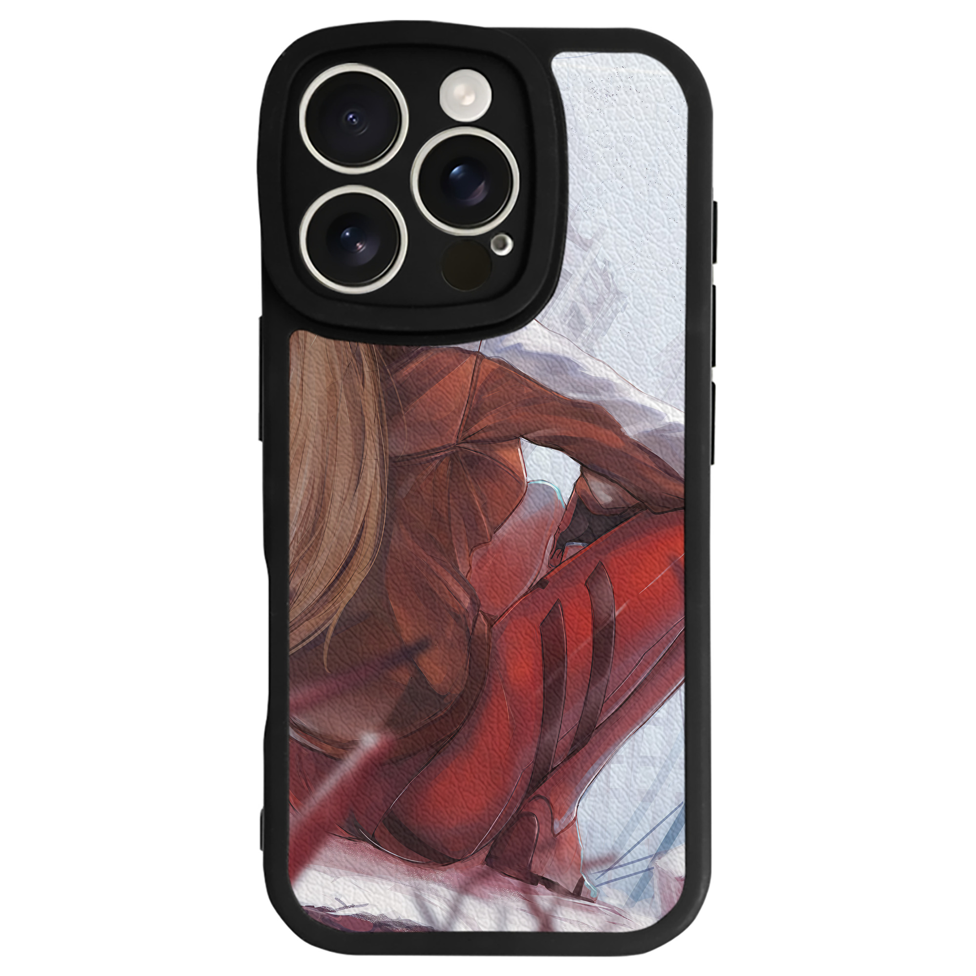 （画像用） EVA 新世紀エヴァンゲリオン 【iPhone 16シリーズ対応】シリコンスマホケース（レザー調） 材質：シリコン